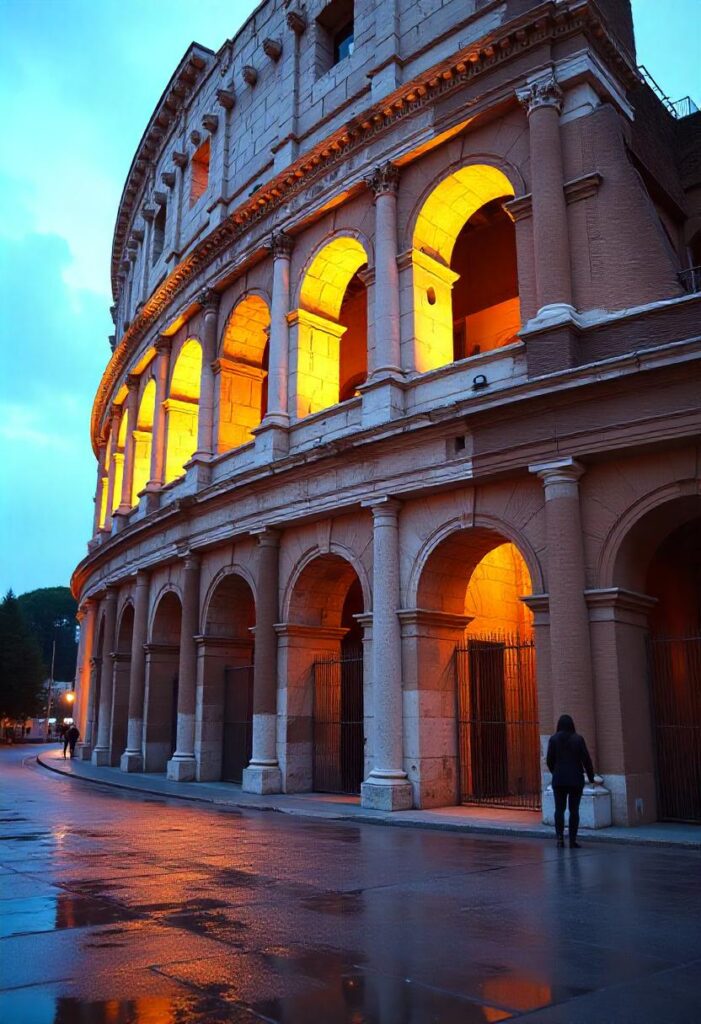 Colosseum in Rome A striking image of this ancient architectural wonder. (1)