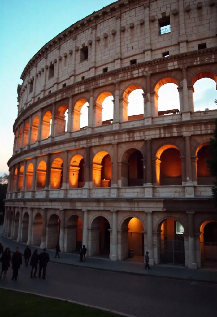 Colosseum in Rome A striking image of this ancient architectural wonder. (2)