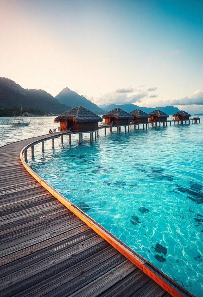 Maldives Crystal clear waters and overwater bungalows create a serene escape (2)