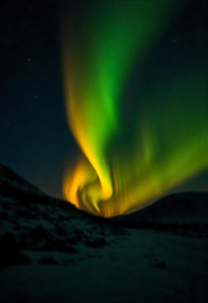 Northern Lights in Norway A magical display of colors dancing in the night sky. (1)