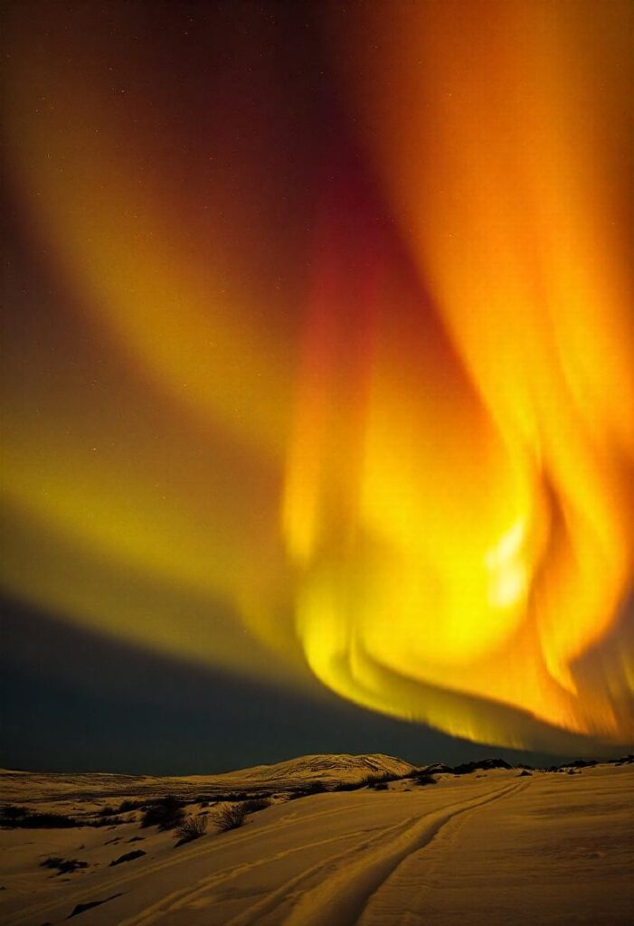 Northern Lights in Norway A magical display of colors dancing in the night sky. (2)