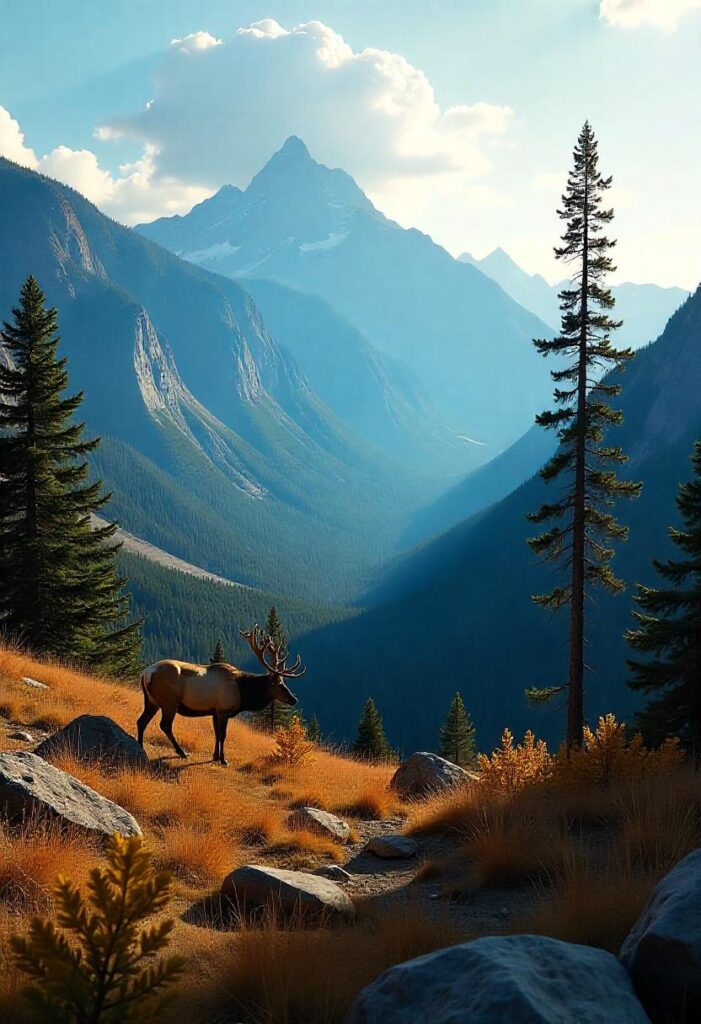 Rocky Mountains Stunning vistas filled with wildlife and expansive landscapes (1)
