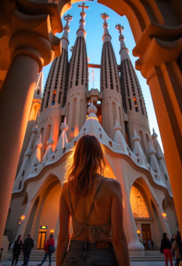 Sagrada Familia in Barcelona Gaudí’s masterpiece, blending art and faith. (1)