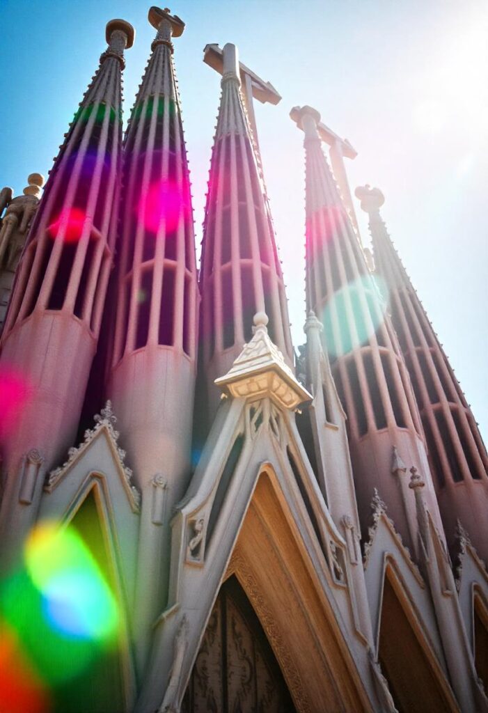 Sagrada Familia in Barcelona Gaudí’s masterpiece, blending art and faith. (2)