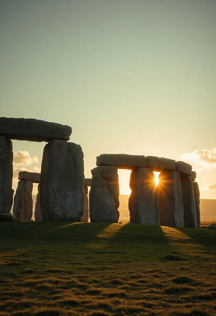 Stonehenge, England The mysterious stone circle set against rolling hills can evoke a sense of history and wonder. (2)