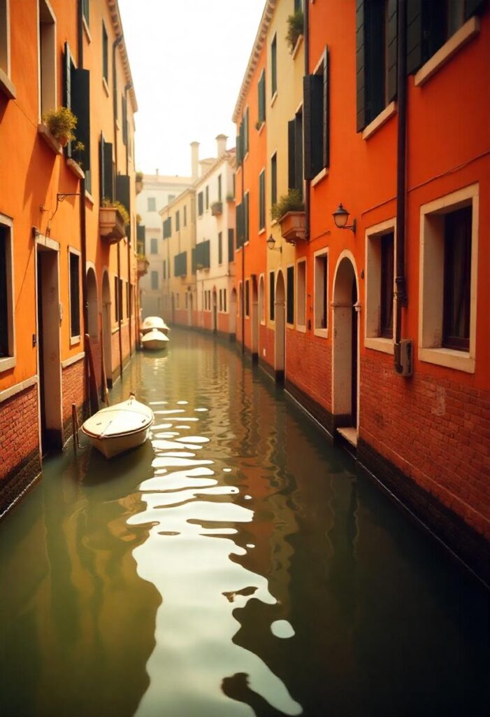 Venice Canals The picturesque canals lined with colorful buildings can add a romantic and artistic flair to your home. (1)
