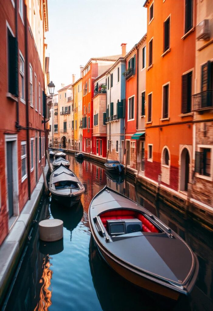 Venice Canals The picturesque canals lined with colorful buildings can add a romantic and artistic flair to your home. (2)