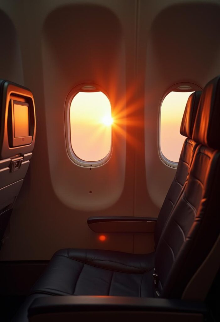 aesthetic plane cabin scene (2)