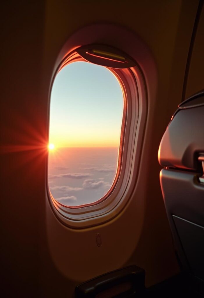 aesthetic plane cabin scene (3)