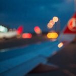 cropped aesthetic airport scene in blue hour runway views (4)