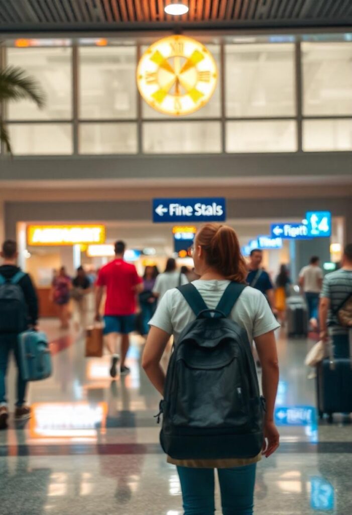 travel aesthetic airport scene with tropical destination vibes (2)
